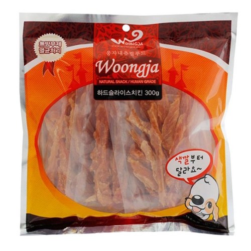 [웅자] 하드슬라이스 사사미, 치킨, 300g, 6개