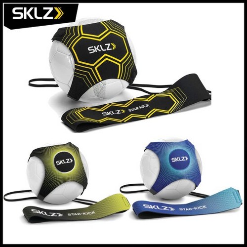 스킬즈 스타킥 축구드리블 패스 볼 컨트롤 연습용품, 스타킥 (블랙/옐로우), 1개