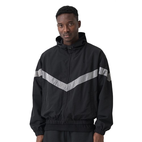 짐무크 브이라인 리플렉션 바람막이 자켓 윈드브레이커 땀복 런닝