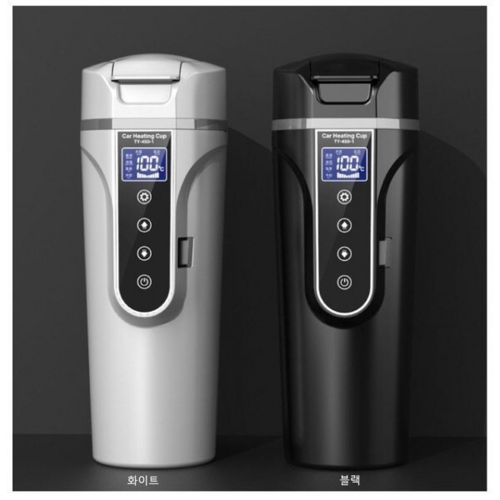 차량용커피포트텀블러/휴대용커피포트텀블러, 차량용커피포트-블랙