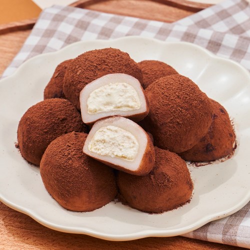 총각쓰떡 2024년 신제품 티라미수 크림치즈 찹쌀떡 냉동, 10개, 45g
