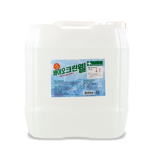 크로바 바이오크린웰 살균소독제 주정알콜 뿌리는소독제 소독용에탄올, 1개, 20L