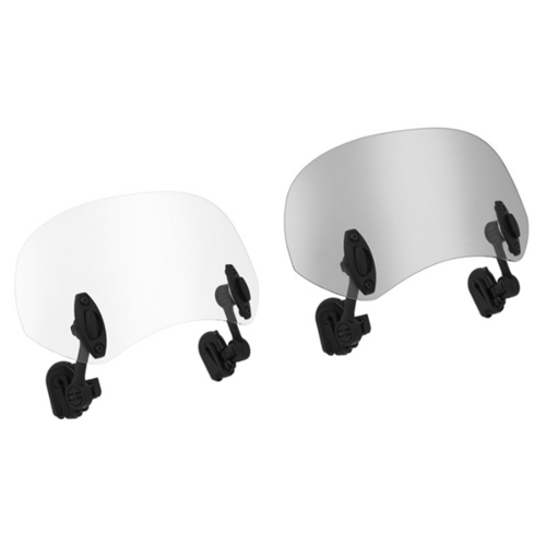 락모터스 오토바이 윈드스크린 와이드형 조립 완제품 보조스크린, 대형(투명), 1세트