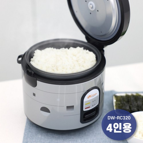 <신규한정>대웅모닝컴 취사 보온 전기밥솥 4인용 6인용 10인용, DC-RC320