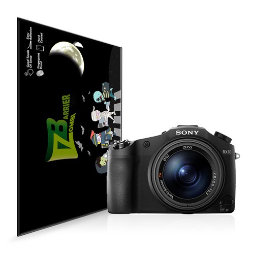 소니 RX10 카메라 올레포빅 고광택 액정 보호필름 2매, 단품, 2개