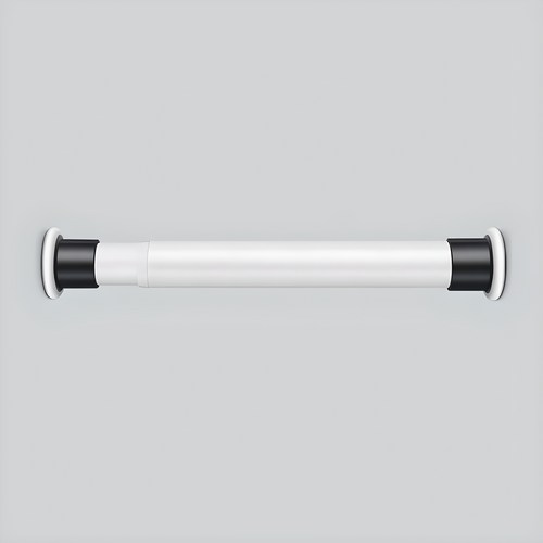 쿠웅 힘센 압축봉 커튼봉 4m60cm까지, 화이트