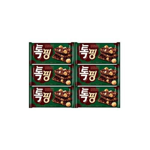 오리온 톡핑 헤이즐넛 그래놀라 43gx6개, 43g, 6개