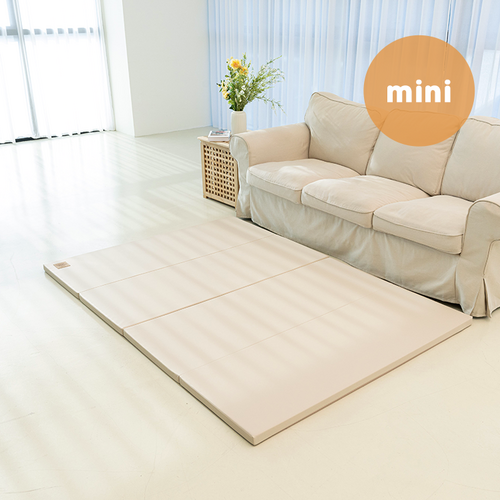 도담도담 논****** 미니 폴더매트 1+1, 크림베이지