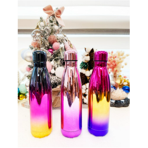 [당일발송] 스타 보틀 스텐물병 그라데이션 레인보우 보틀 텀블러 3종 -16시이전 주문시 발송, 레인보우 퍼플, 1개