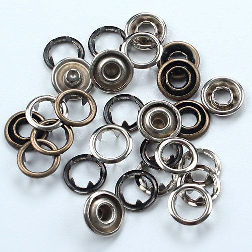 청바지단추 도트 돗또 치는딱단추 스프링스냅, 가시도트11mm-청동50P, 1개