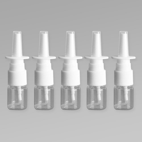 포포라운지 코스프레이 공병 코분무기 식염수 코세척 용기, 5개, (5ml 일자형 투명)