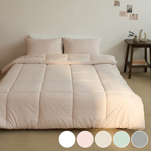 [올리비아데코] 시몽 M2 알러지케어 워싱 차렵패드세트(Q), 옐로우베이지_20_O22AZP05Q