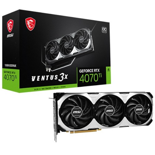 [MSI] GeForce RTX 4070 Ti 벤투스 3X OC D6X 12GB - RTX 4070 Ti 추천