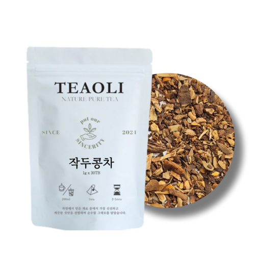 유기농 국산 볶은 말린 임산부 작두콩 차, 1개 ( 30개입), 1개, 30개입, 30g