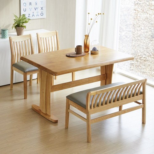 고무나무식탁테이블