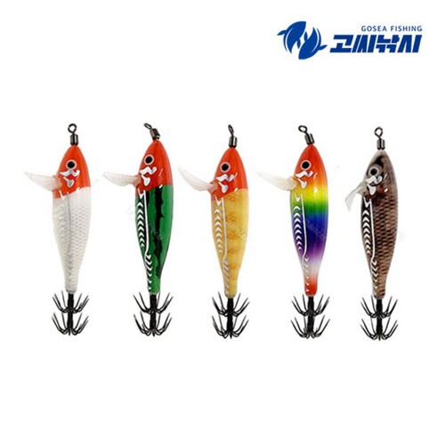 고씨낚시 스몰 브라이트 에기 축광에기 쭈꾸미 갑오징어 야광 에기, #5 아지