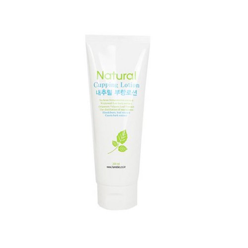 한의 내추럴 부항로션 피부보호 및 혈행개선 보습 진정 향균 크림 부항 뜸 마사지 젤 200ml, 1개