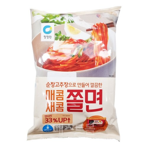 청정원매콤새콤쫄면