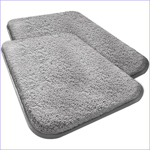 FASEN 융모 클래식 빨아쓰는 호텔 주방 욕실 타월 발매트 먼지없는 워셔블 사계절 코지 소프트 솔리드 발매트, DD-1.그레이