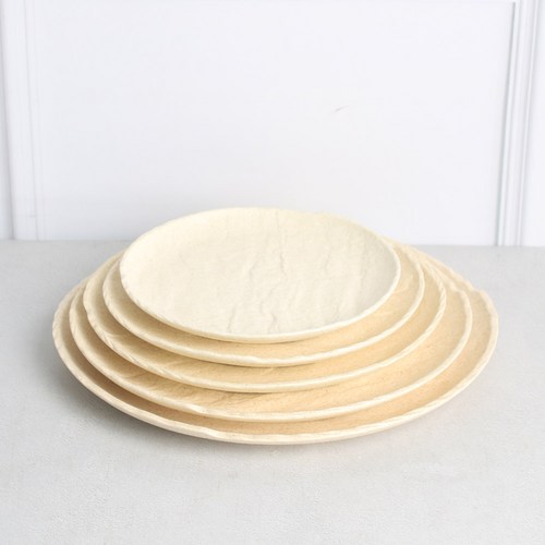 킹센스도자기 MZ원형접시 아이보리 (5size), 7인치