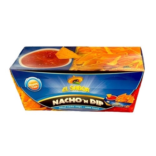 Happy Time 엘사보르 나쵸칩앤딥살사 175g 4개