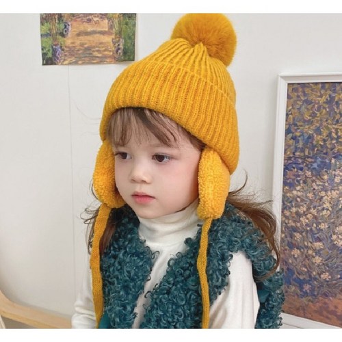 베스트바이서울 아동 겨울 모자 니트 방한 군밤 털 귀달이 7종