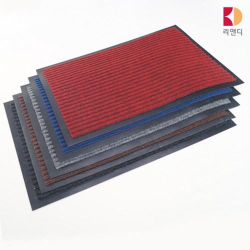 대형 업소용매트 현관매트 출입구깔개 입구깔판, 그레이, 이랑매트 초대형(180X90), 1개