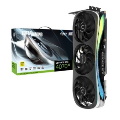 조텍 게이밍 지포스 RTX 4070 Ti AMP Extreme AIRO D6X 12GB ZT-D40710B-10P - RTX 4070 Ti 추천