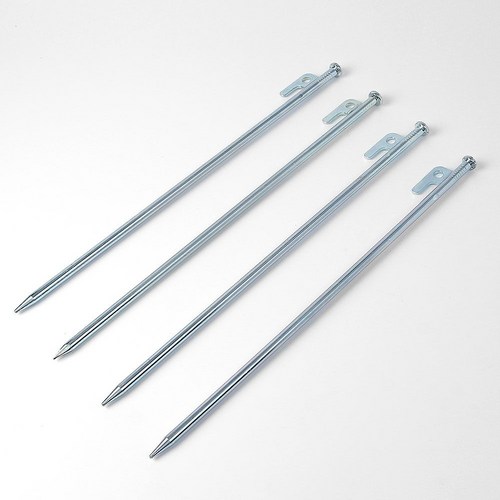 대형 텐트 타프 강철 단조팩 40cm 4p세트, 1개