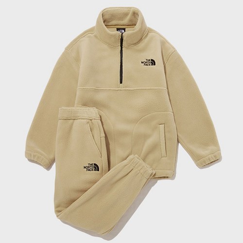 (국내매장판/AS가능) 노스페이스 패딩 뽀글이 후디 조끼 키즈 뉴 퍼피 자켓 Pale Pink 페일핑크 NJ3NP51V 2