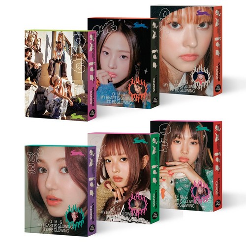 뉴진스 앨범 OMG Message Card 6종세트 (NEWJEANS+MINJI+HANNI+DANIELLE+HAERIN+HYEIN), 단품