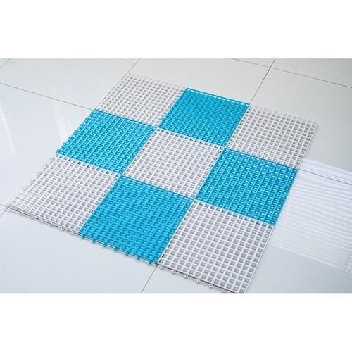 현관매트 베란다매트 다용도실매트 매트큐브, 블루