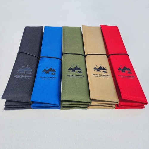 [1+1] 1인용 휴대용 미니매트 가벼운 방석 돗자리, 블루1개+베이지1개