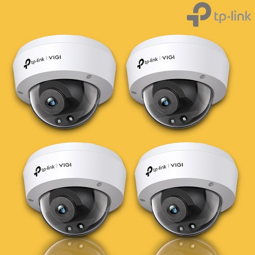 티피링크 VIGI C220I 4개세트 실내 매장 가게 업소 CCTV 자가설치 IP카메라, 4개