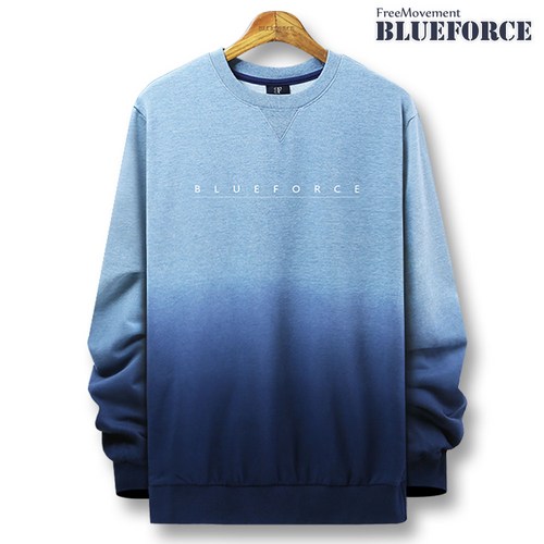 블루포스 남녀공용 헨트 기모 맨투맨 커플티셔츠