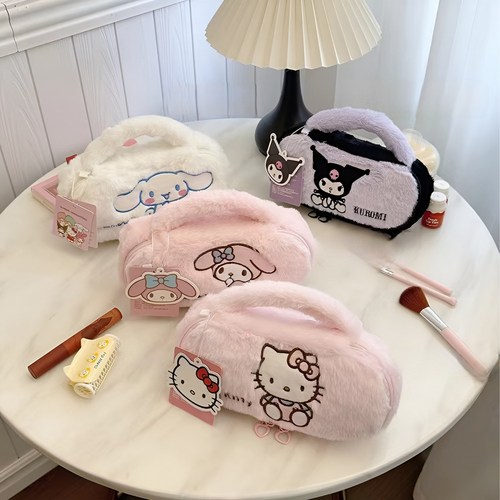 펀모먼트 산리오 헬로 키티 여행용 다용도 파우치 화장품 필통