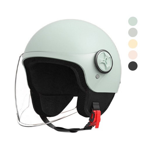 서브22 오토바이 스쿠터 메쉬 반모 헬멧, 블루