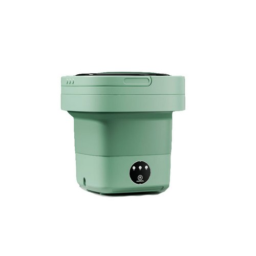 [해빛]****** 세탁기 8KG(L) 미니접이식 세탁기 강력세탁 탈수 여행용 세탁기 이동식 세탁기 휴대용세탁기 아기세탁기, 그린