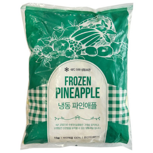 냉동 파인애플 1kg, 1개, 1kg