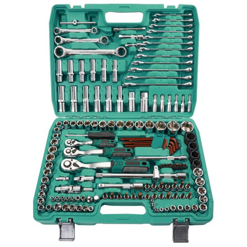 LOPEIZ 로페이즈 복스 세트 151PCS 자동차 정비 다용도 공구세트 세트 휜 복스핸들 S2비트 72-치 엘보핸들 라쳇렌치 다양한 용도에 완벽 대응, 1세트