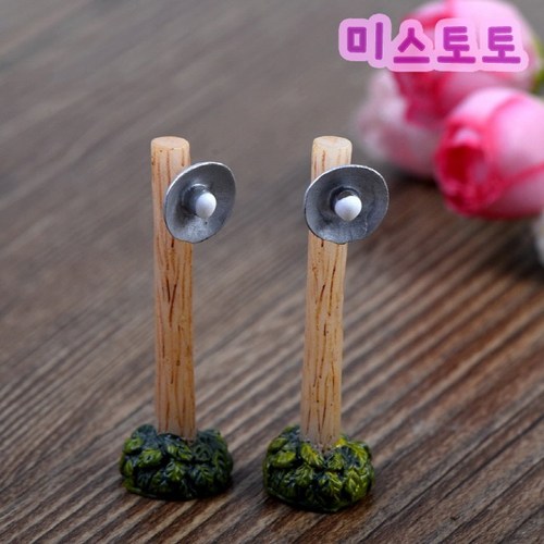미스토토 테라리움 만들기 재료 가로등 피규어, 1개