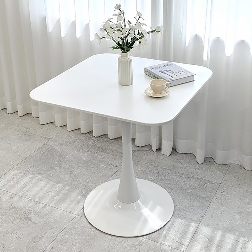 비에프컴퍼니 러블리 사각테이블 페인팅 도장 상판 두께 18mm