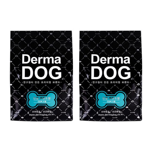 더마독 강아지 기능성 사료, 뼈관절강화, 2kg, 2개