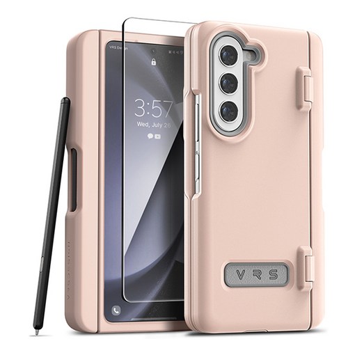 베루스 테라가드 모던 펜커버 자동 힌지 보호 S펜 수납 휴대폰 케이스  필름 세트