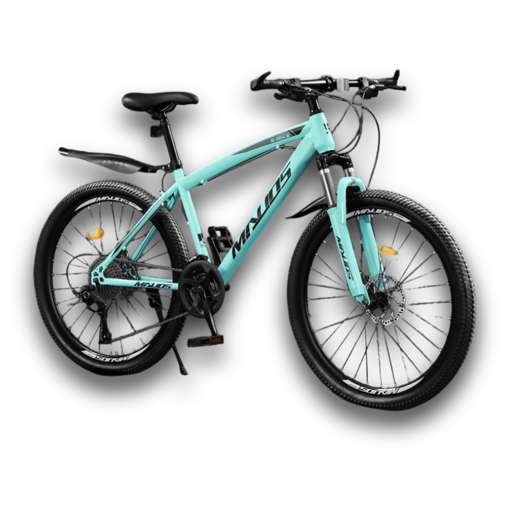 벡스터 고성능 MTB 자전거 21단 산악 출퇴근 입문용 성인 학생, 24인치민트기본휠, 1개, 170cm