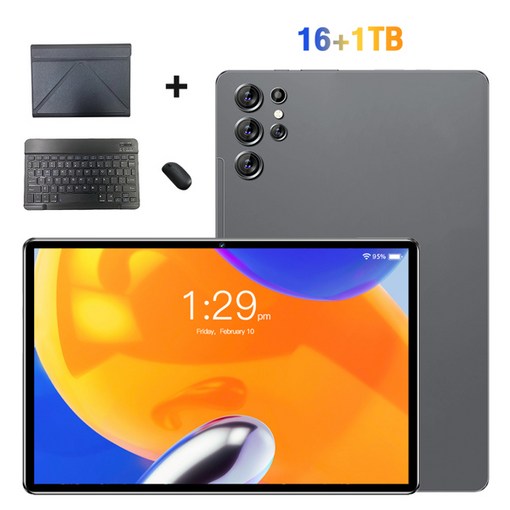 태블릿 탭 울트라 12인치 16GB 램 1TB 롬 태블릿 안드로이드 13 코어 패드 PC 폰 듀얼 와이파이 안드로이드 8000mAh