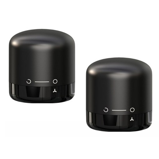 별오점 진공 와인 보관 밀봉 키퍼 스토퍼 마개 2p, 2개, 블랙