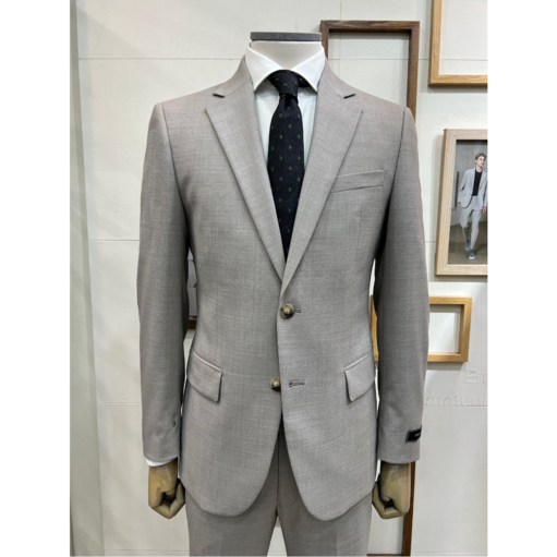 BON SS 라이트베이지 솔리드 슬림 스판 봄여름 남자 정장세트 BN3MJA060 LB