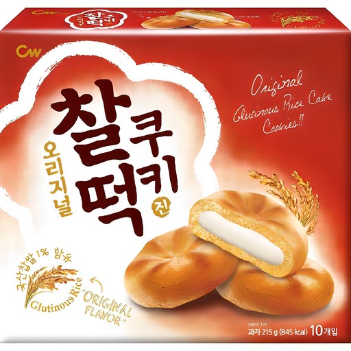 청우식품 찰떡쿠키 오리지널 10p
