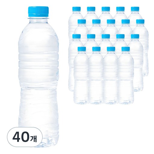 탐사 샘물 500ml 40개 신선하고 청량한 수분 공급